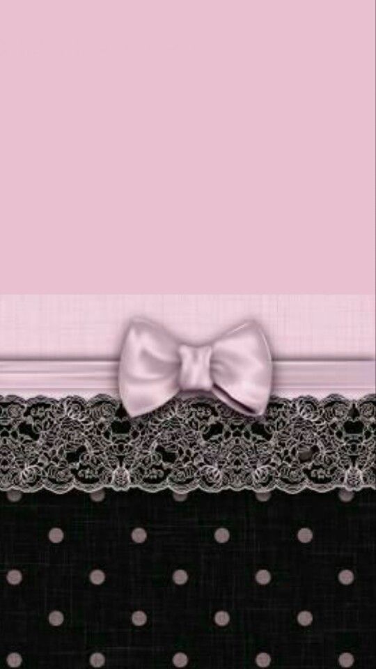 Wallpaper - Polka Dot Background Bows , HD Wallpaper & Backgrounds