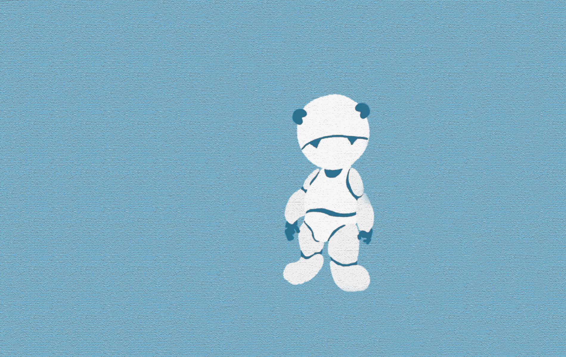 Paranoid Panda - Teddy Bear , HD Wallpaper & Backgrounds