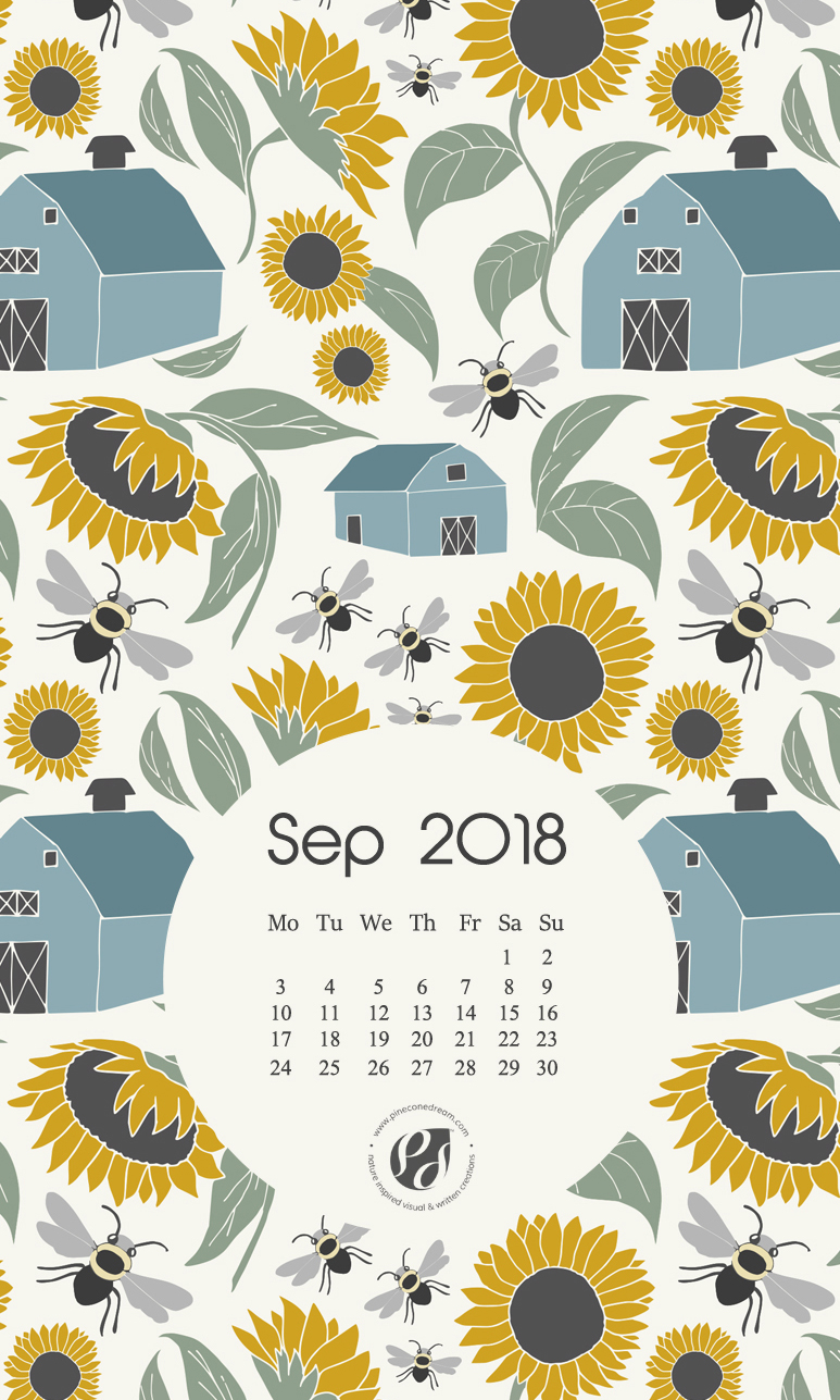 Download - September 2018 Desktop Calendar , HD Wallpaper & Backgrounds