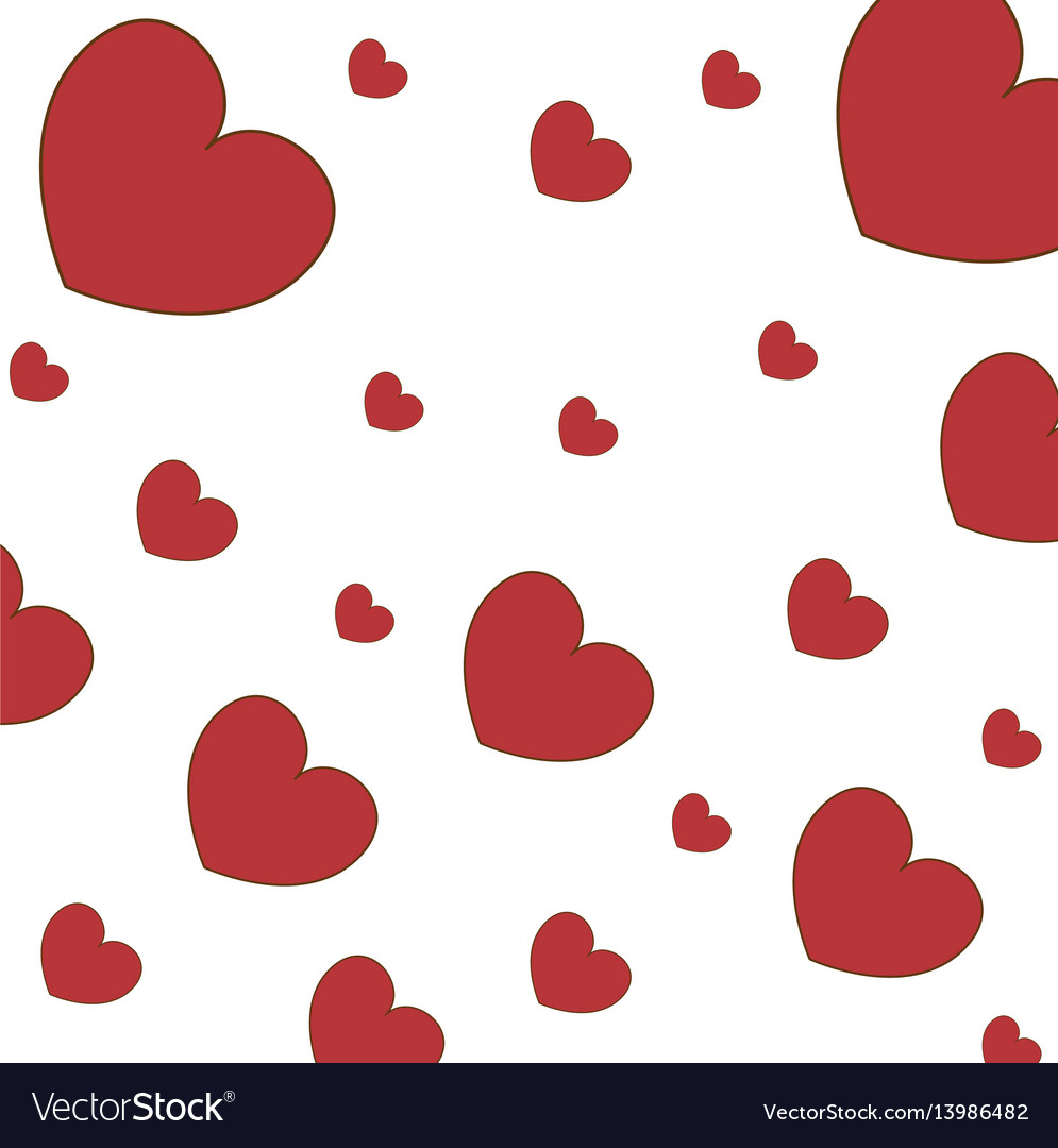 Hearts Wallpaper Symbol Love Vector Image - Love Vector , HD Wallpaper & Backgrounds