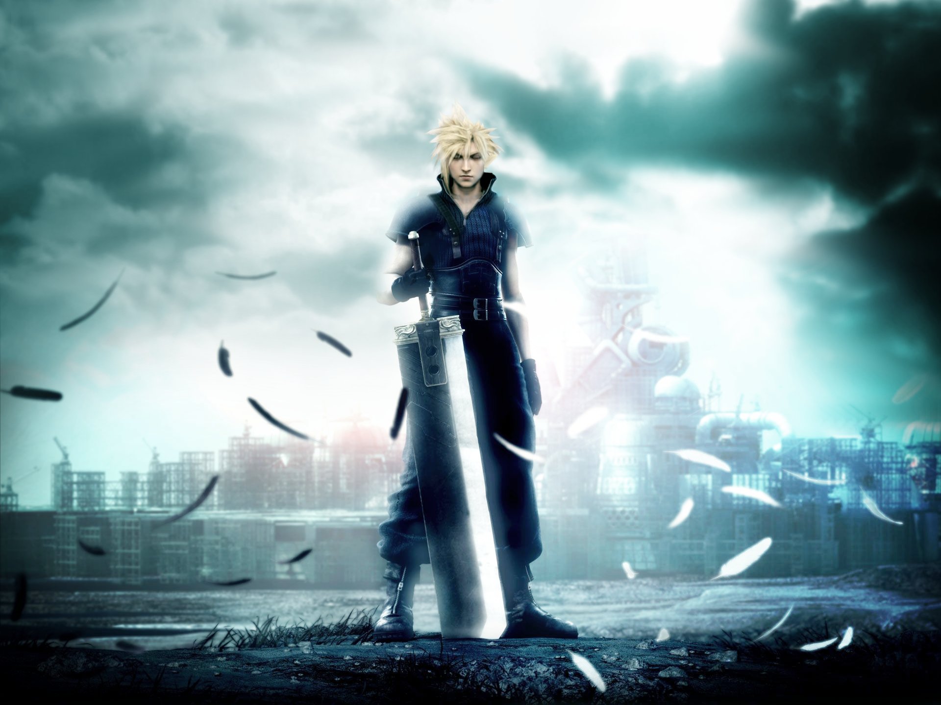Wallpaper Final Fantasy Vii - Final Fantasy Vii Advent Children , HD Wallpaper & Backgrounds