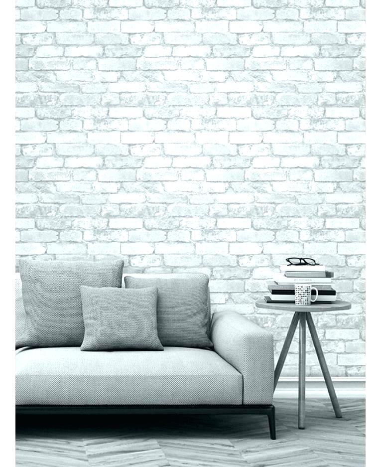 Color Beluga And Sterling Metallic Removable Wallpaper - Brick Effect Wallpaper White , HD Wallpaper & Backgrounds