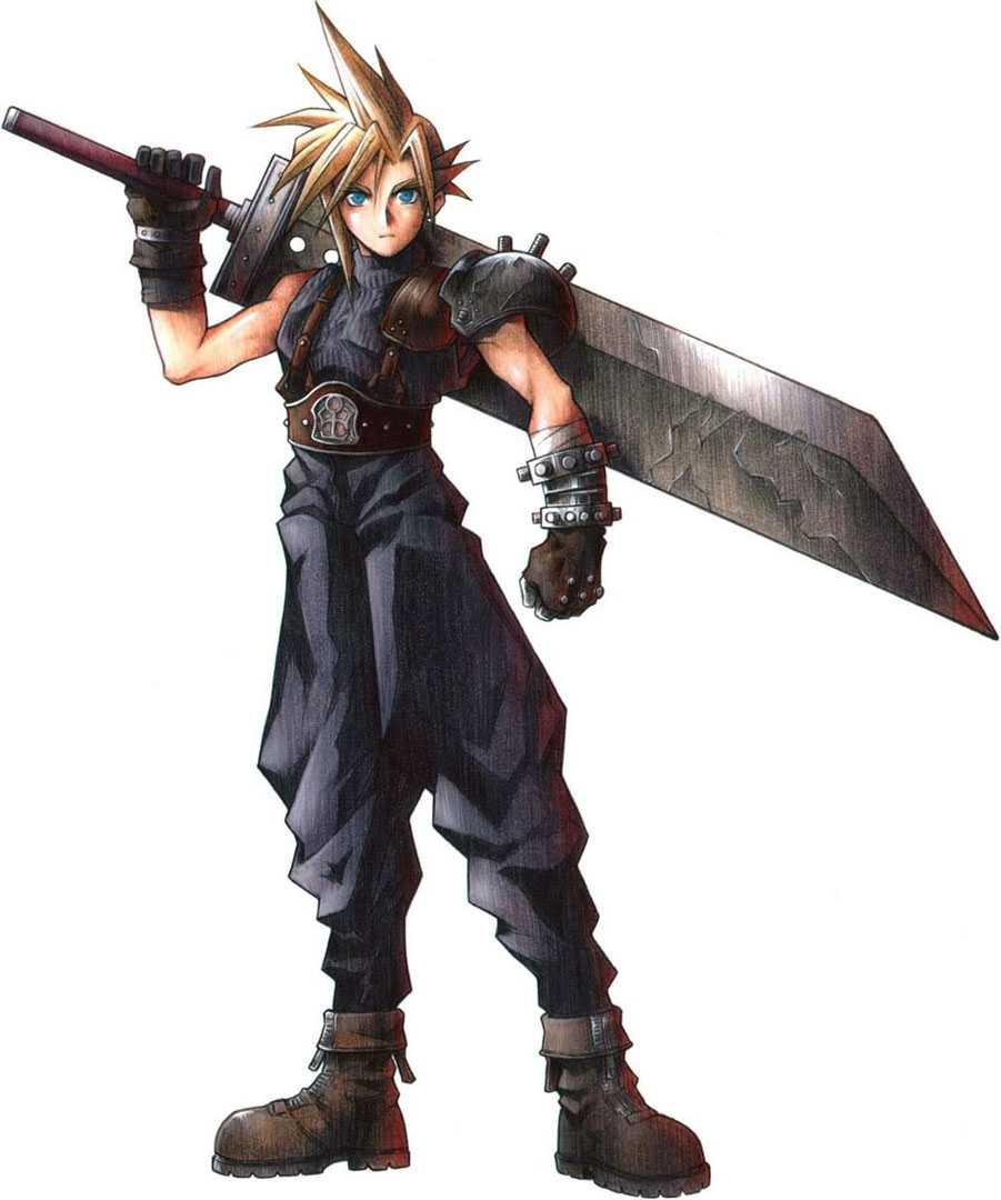 Cloud Strife And His Giant Sword - Cloud Strife , HD Wallpaper & Backgrounds