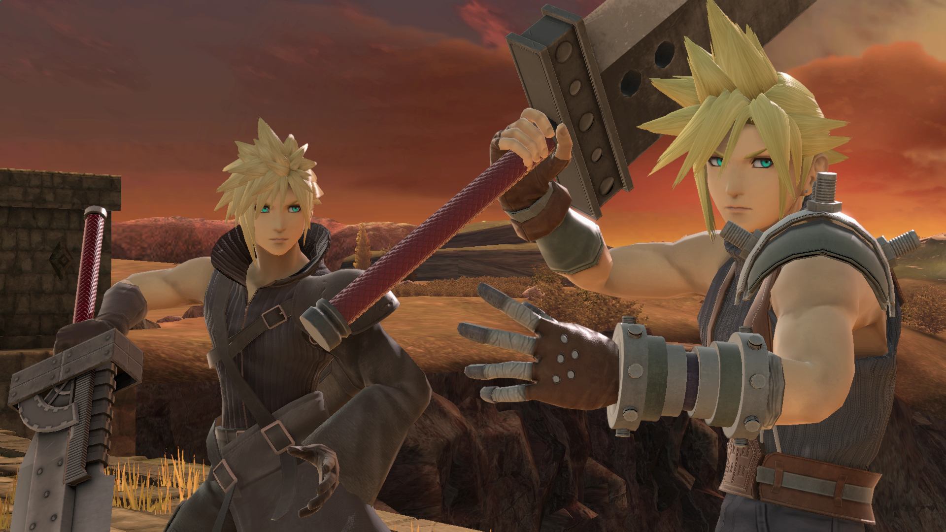 Ultimate, Cloud Strife Wallpaper And Background Png - Smash Bros Ultimate Cloud , HD Wallpaper & Backgrounds