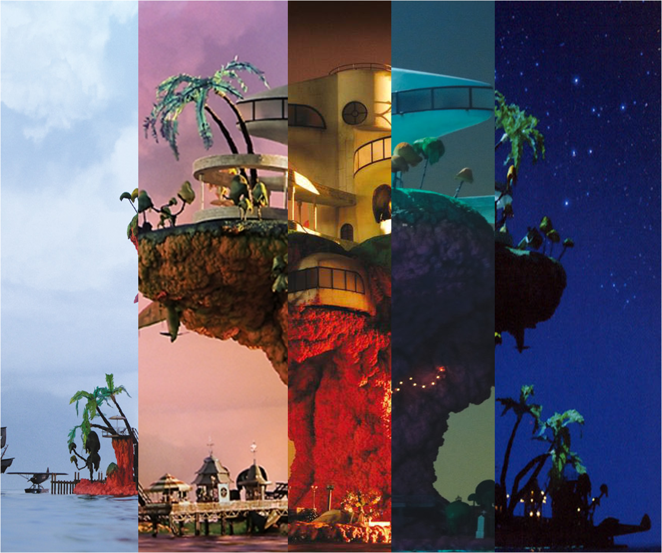 Fan Artanybody Got The Full Picture Of That Pinkish - Gorillaz Plastic Beach Background , HD Wallpaper & Backgrounds