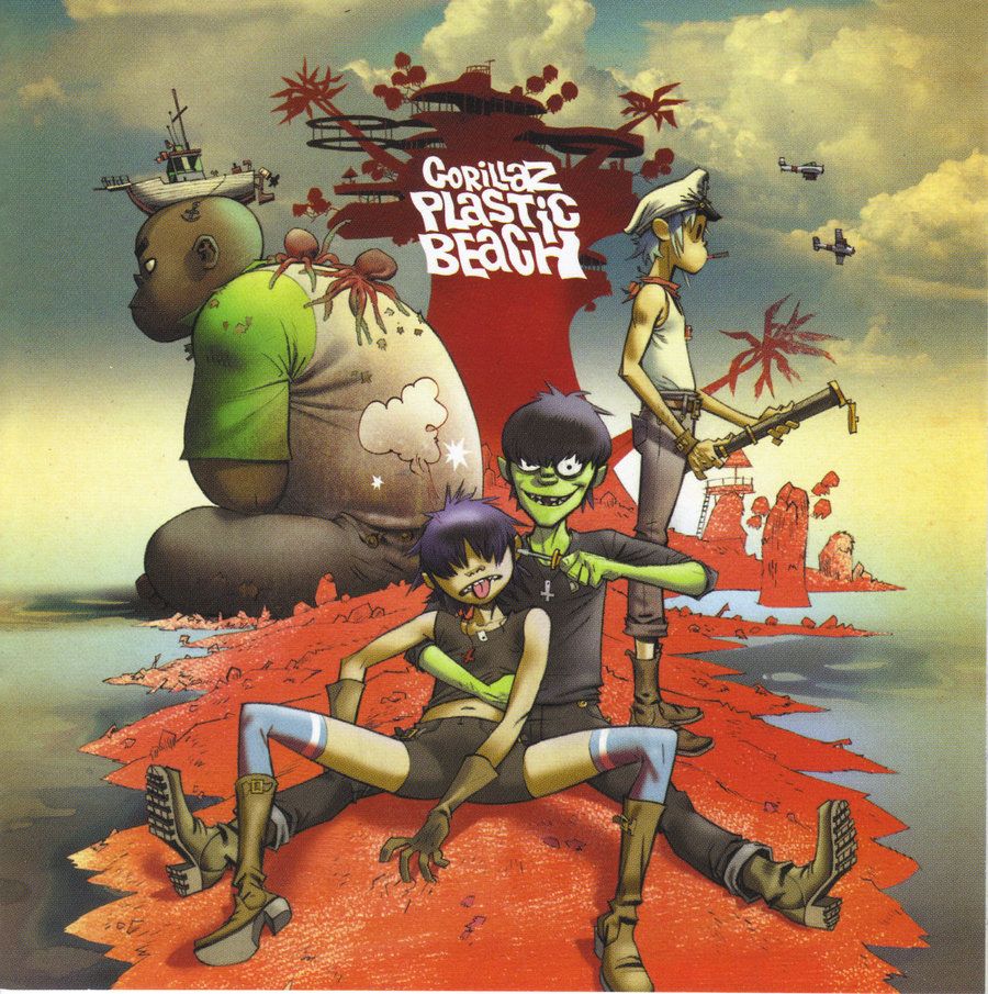 Gorillaz Hd Iphone Wallpapers Insanelyi × Gorillaz - Gorillaz Plastic Beach Vinyl , HD Wallpaper & Backgrounds