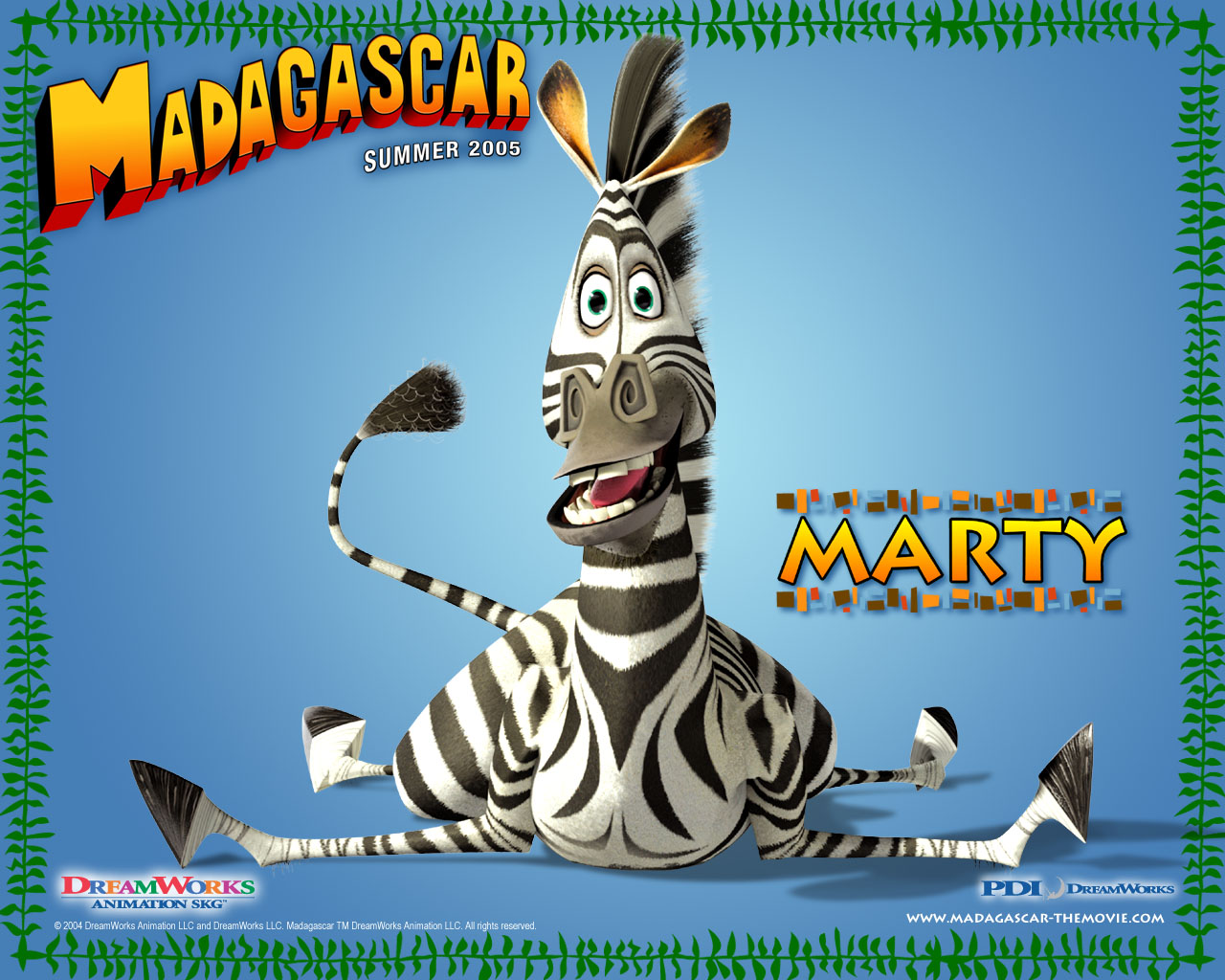 Marty The Zebra From Madagascar Wallpaper - Marty Madagascar , HD Wallpaper & Backgrounds