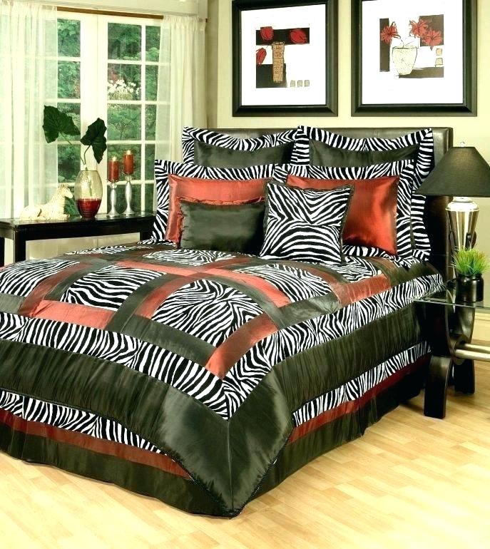 Pink Zebra Room Ideas Wallpaper For Bedrooms Bedroom - Red Black King Comforter Set , HD Wallpaper & Backgrounds