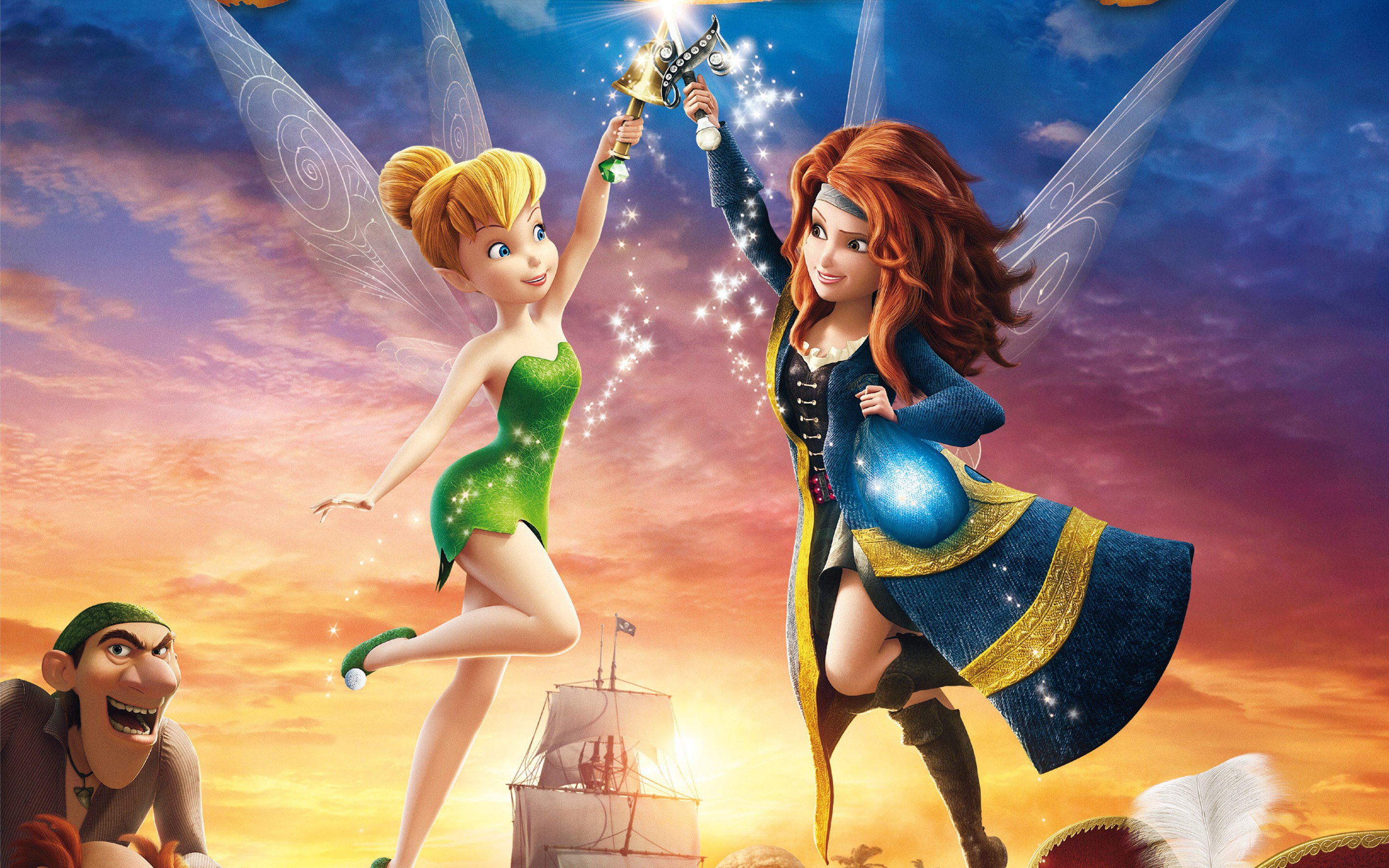 The Pirate Fairy Hd - Fairy Hd , HD Wallpaper & Backgrounds