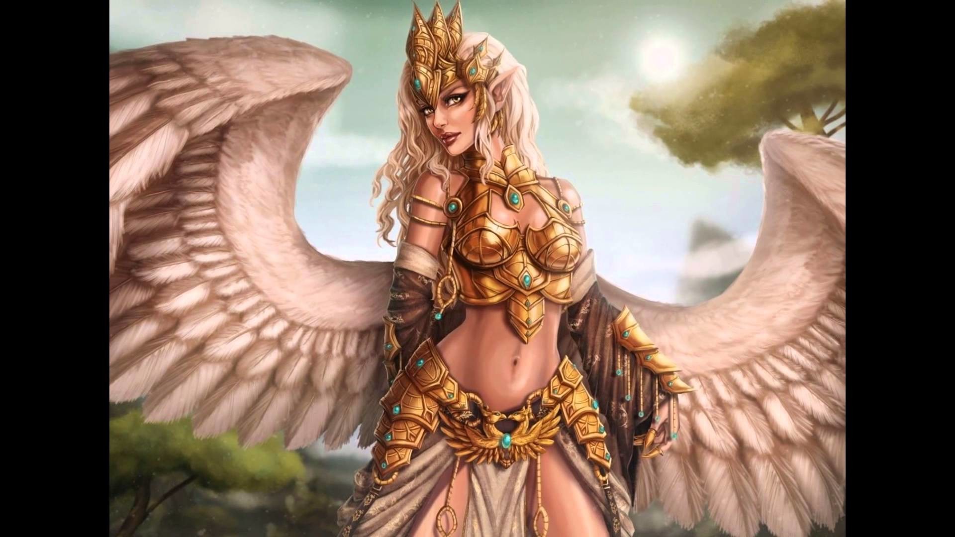 Beautiful Fairies Wallpapers - Fantasy Blonde Angel , HD Wallpaper & Backgrounds
