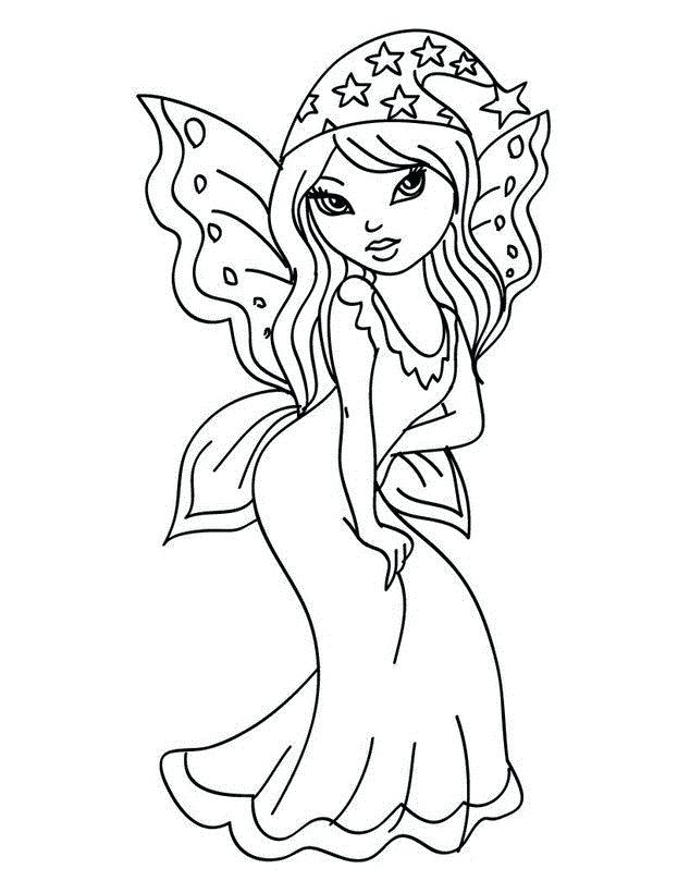 Fairy Images To Colour Beautiful Wallpapers 4 U Free - Beautiful Fairy Drawing Colour , HD Wallpaper & Backgrounds