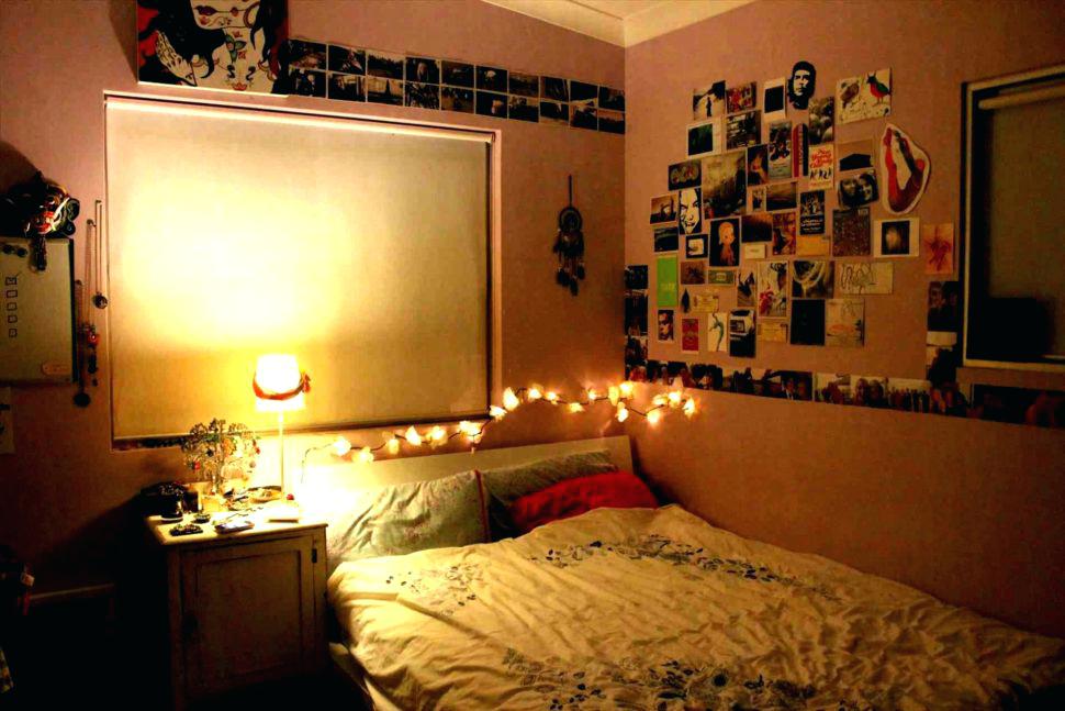 Fairy Light Ideas Lights Wall Headboard Cozy Bedroom - String Lights Around Room , HD Wallpaper & Backgrounds