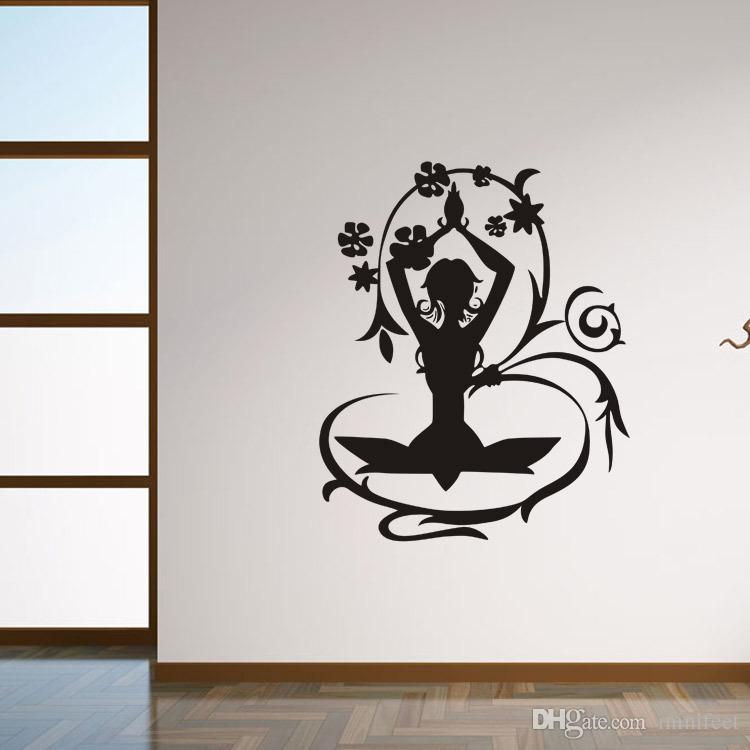 Vinly Flower Fairy Arts Waterproof Wallpaper Personality - Sticker , HD Wallpaper & Backgrounds