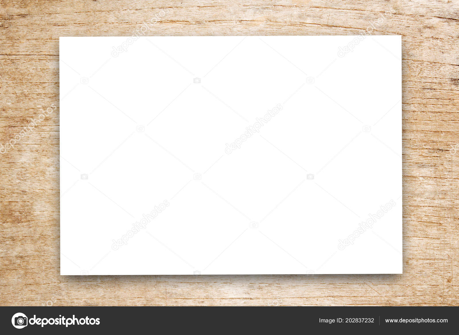 White Blank Paper Notepad Brown Wood Table Background - White Blank , HD Wallpaper & Backgrounds