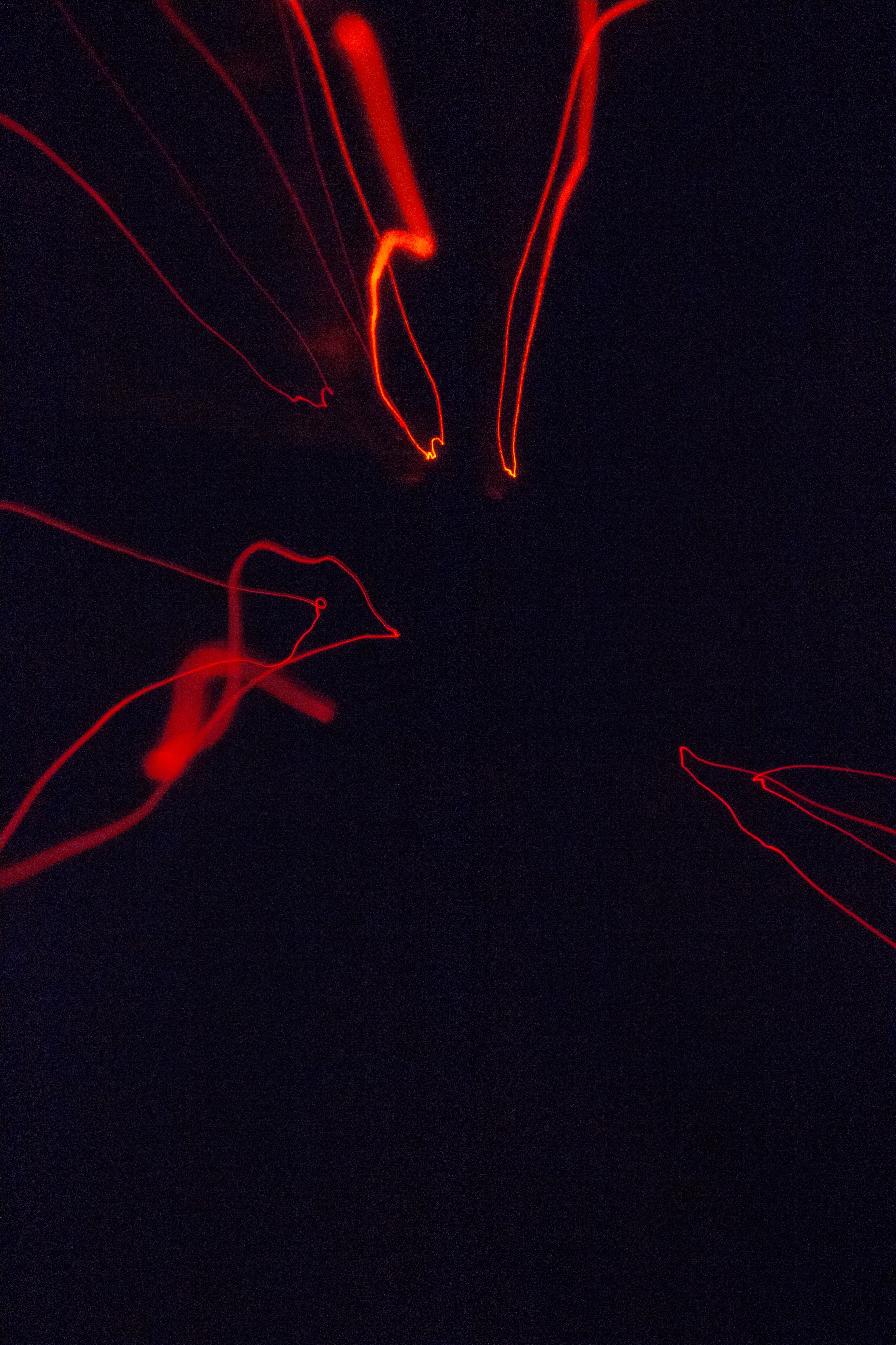 Lines Threads Plasma Red Glow Darkness - Darkness , HD Wallpaper & Backgrounds