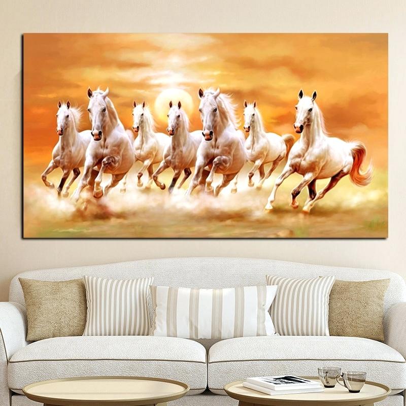 Seven White Horses Wallpaper 36 Hd Wallpaper Collections - Running Horses , HD Wallpaper & Backgrounds