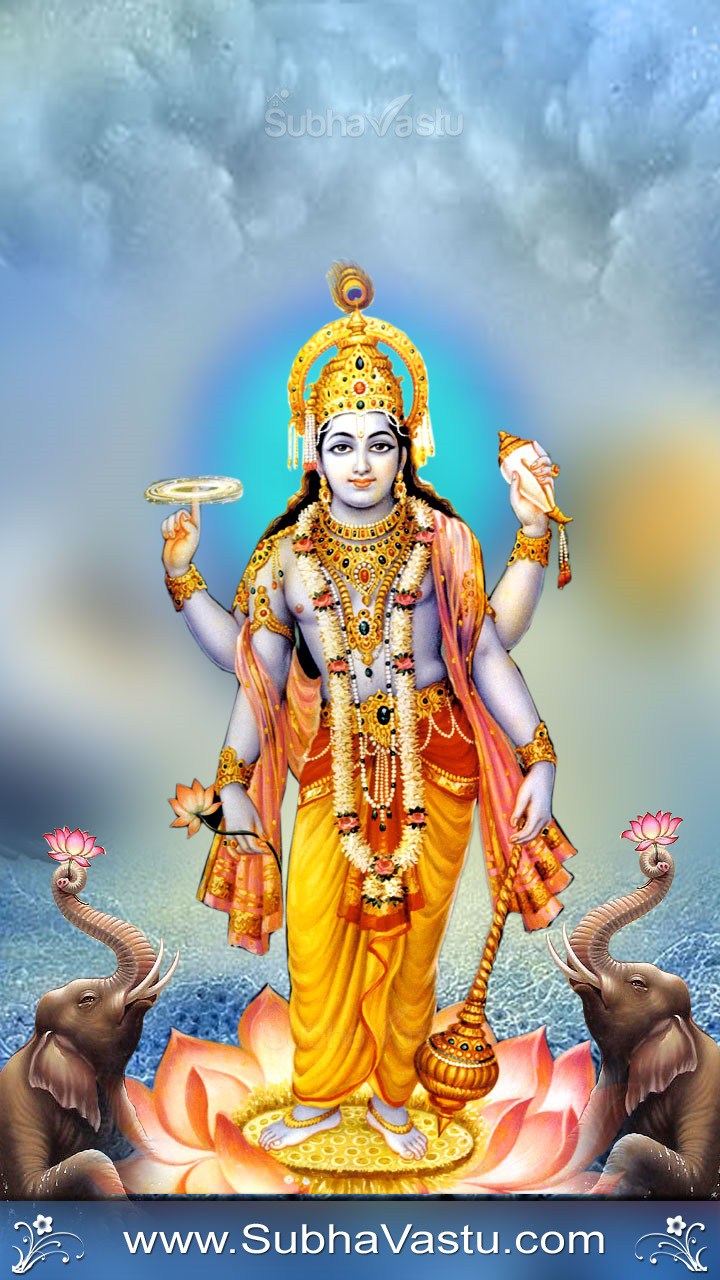 Vastu Wallpaper For Mobile - Lord Vishnu , HD Wallpaper & Backgrounds