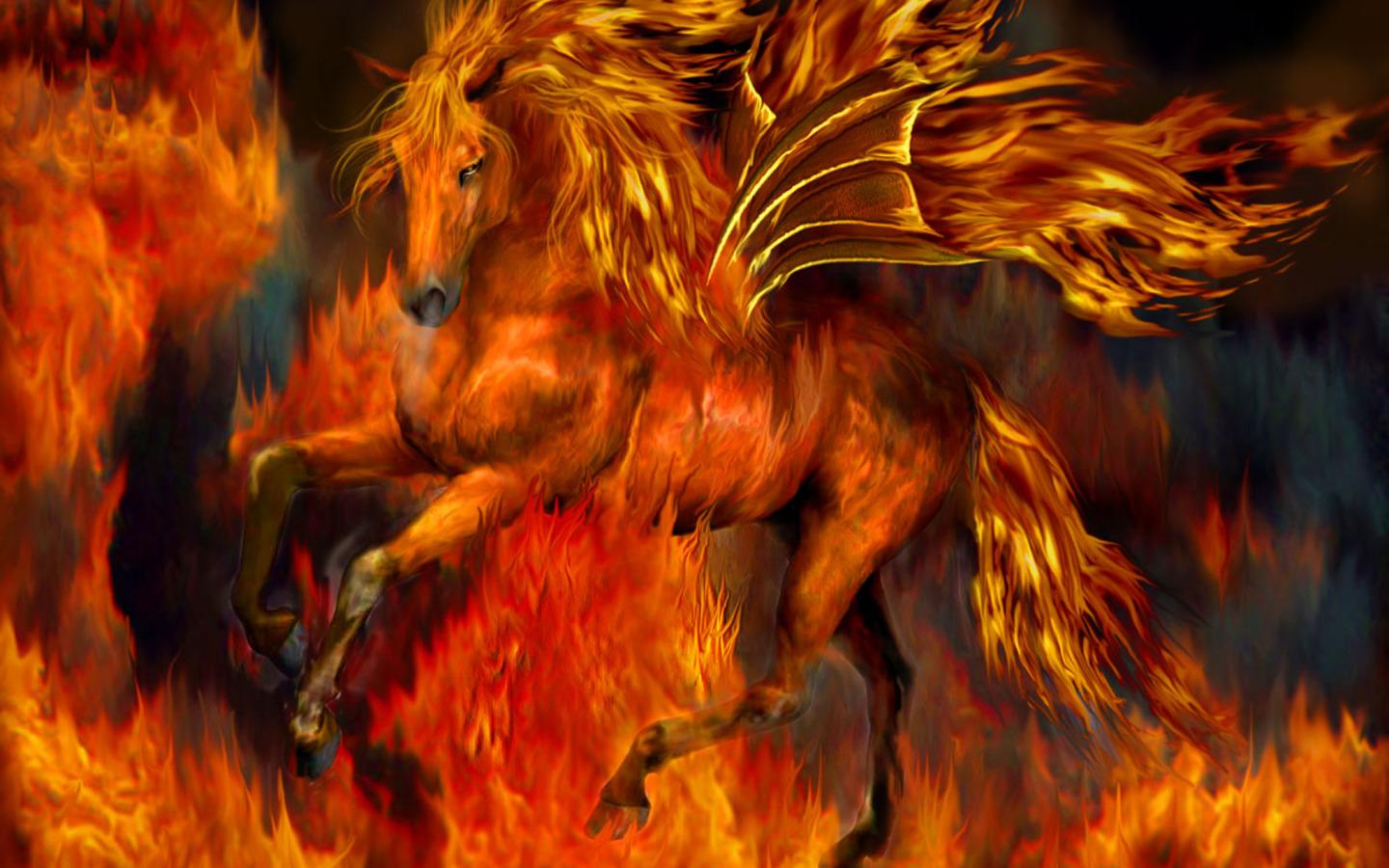 Fire Horse Wallpaper Hd Free Download , HD Wallpaper & Backgrounds