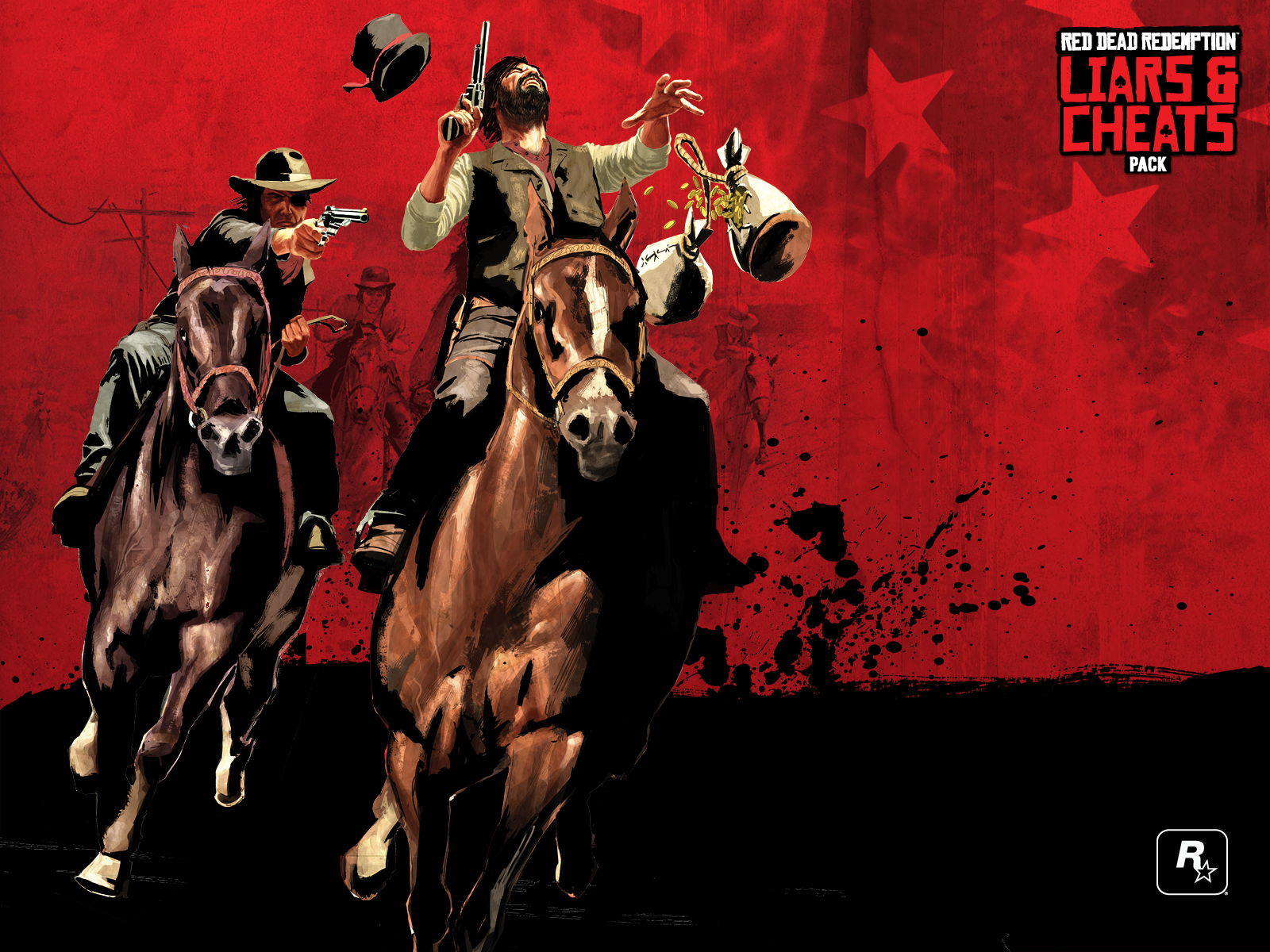 Red Dead Redemption Horses - Red Dead Redemption 2 Backgrounds , HD Wallpaper & Backgrounds