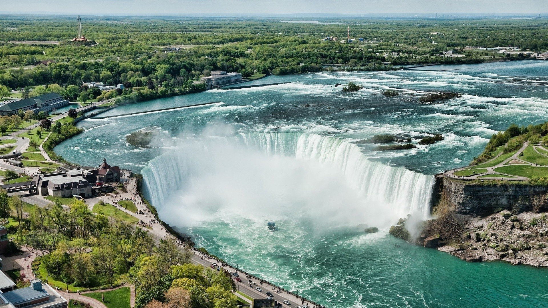 Niagara Waterfall Wallpaper - Air Terjun Niagara Amerika , HD Wallpaper & Backgrounds