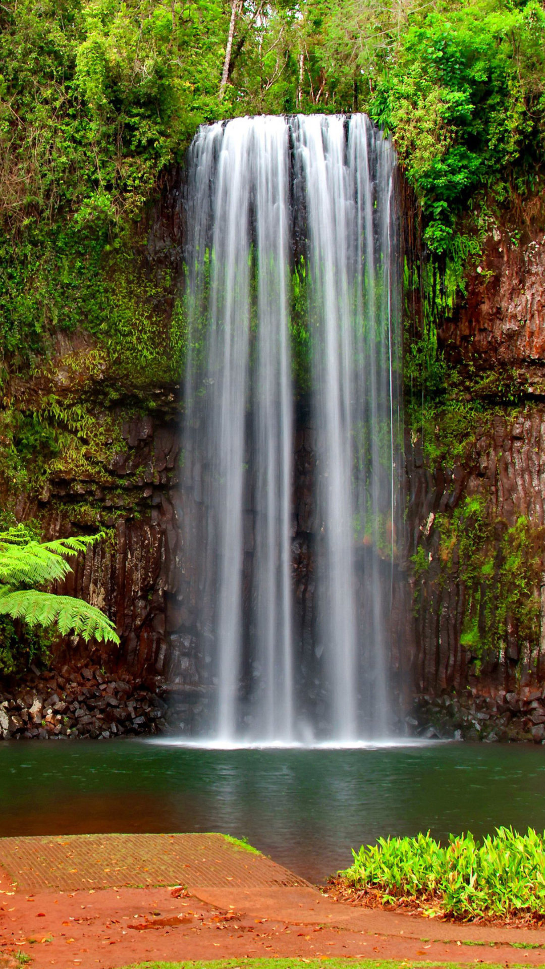 Wallpaper - Waterfalls 4k , HD Wallpaper & Backgrounds