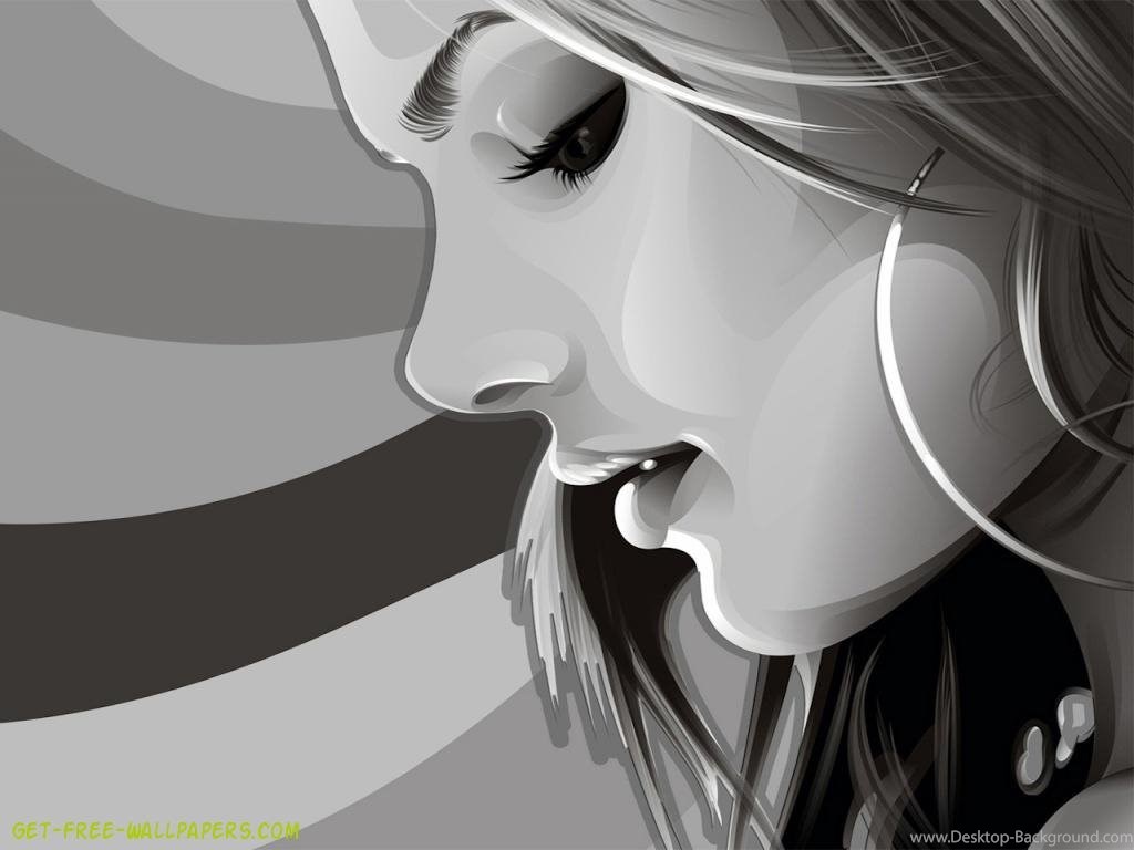 Girl Modern Pop Art 3d & Digital Art Wallpapers Hd - Im Thinking Of U Gif , HD Wallpaper & Backgrounds