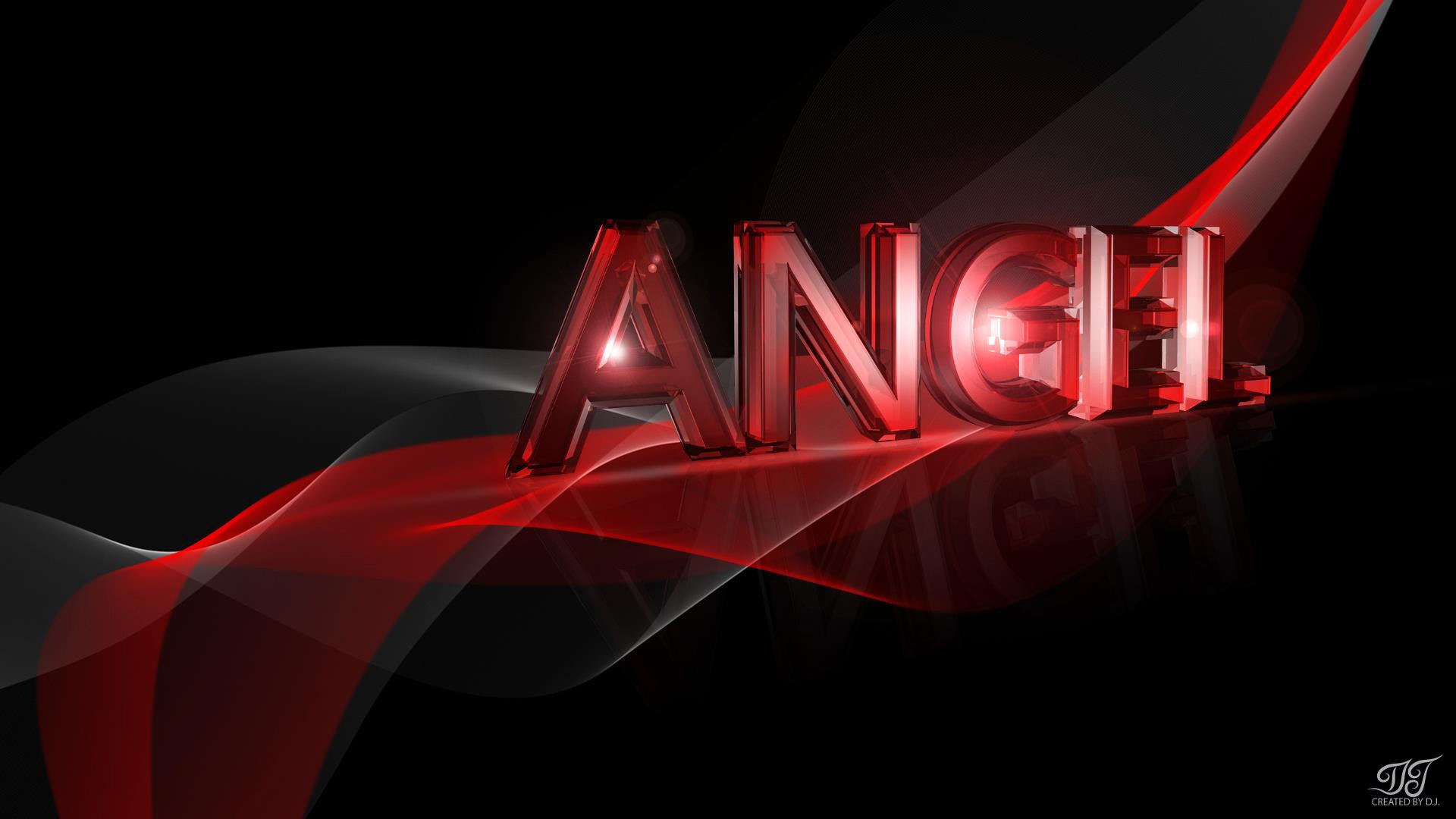 Download Angel Name Wallpaper Gallery - Graphic Design , HD Wallpaper & Backgrounds