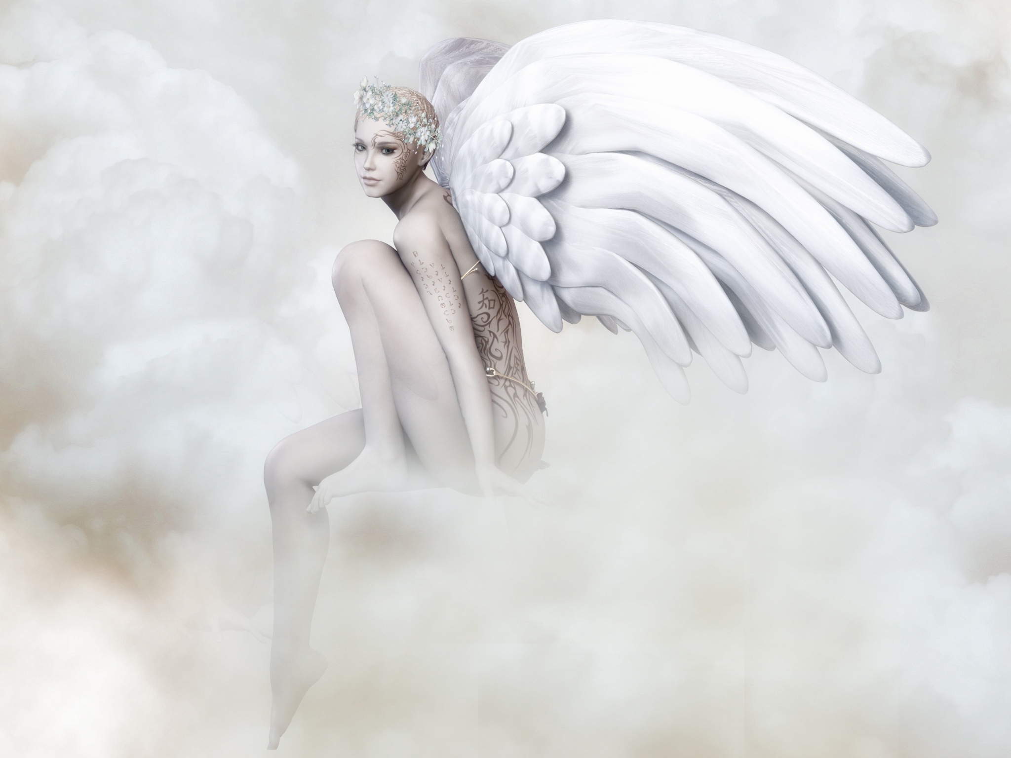 Angel Wallpaper Android - Guardian Angel Wallpaper For Android , HD Wallpaper & Backgrounds