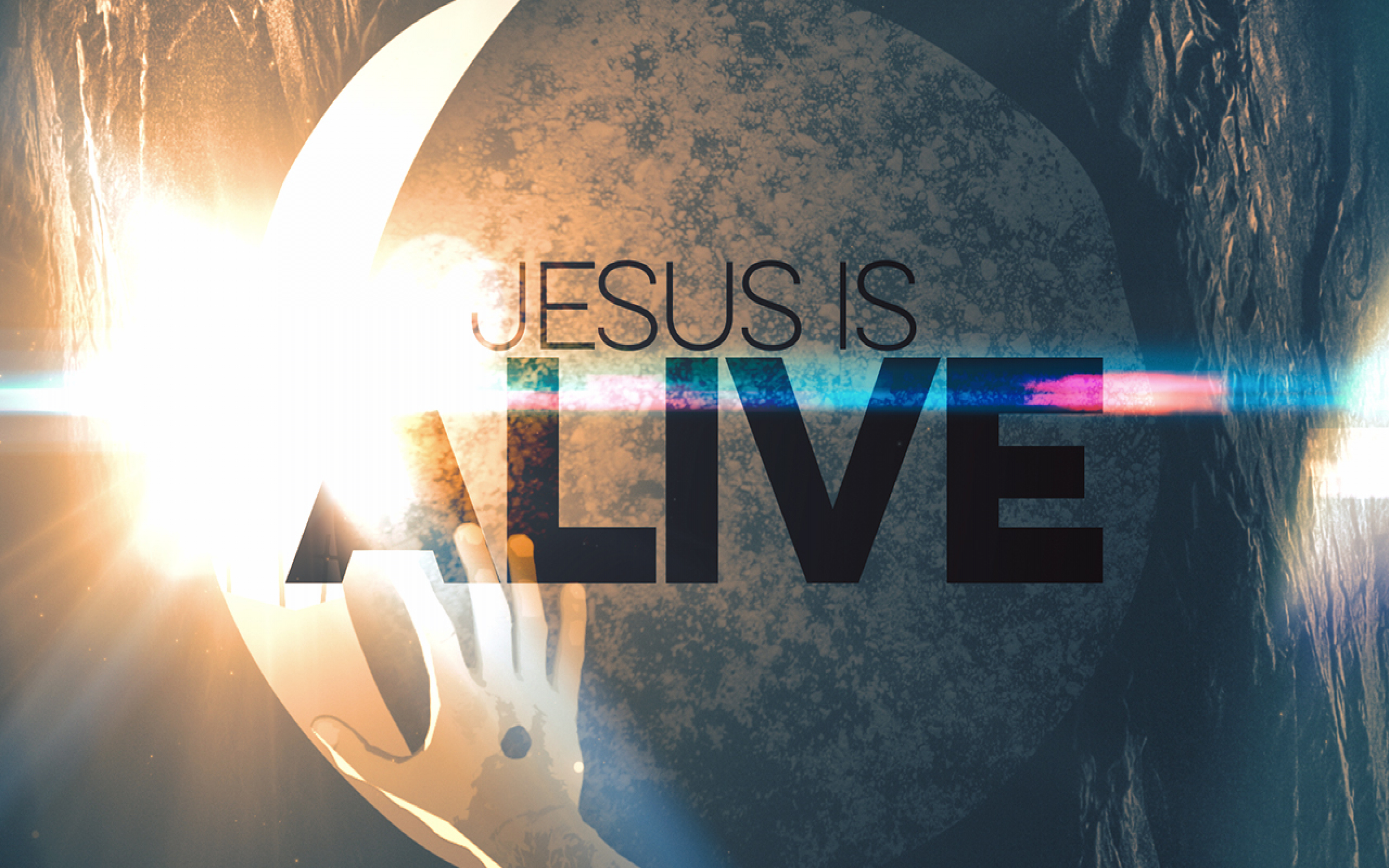 Happy Easter Wishes Resurrection Jesus Alive Risen - Jesus Easter Images Hd , HD Wallpaper & Backgrounds