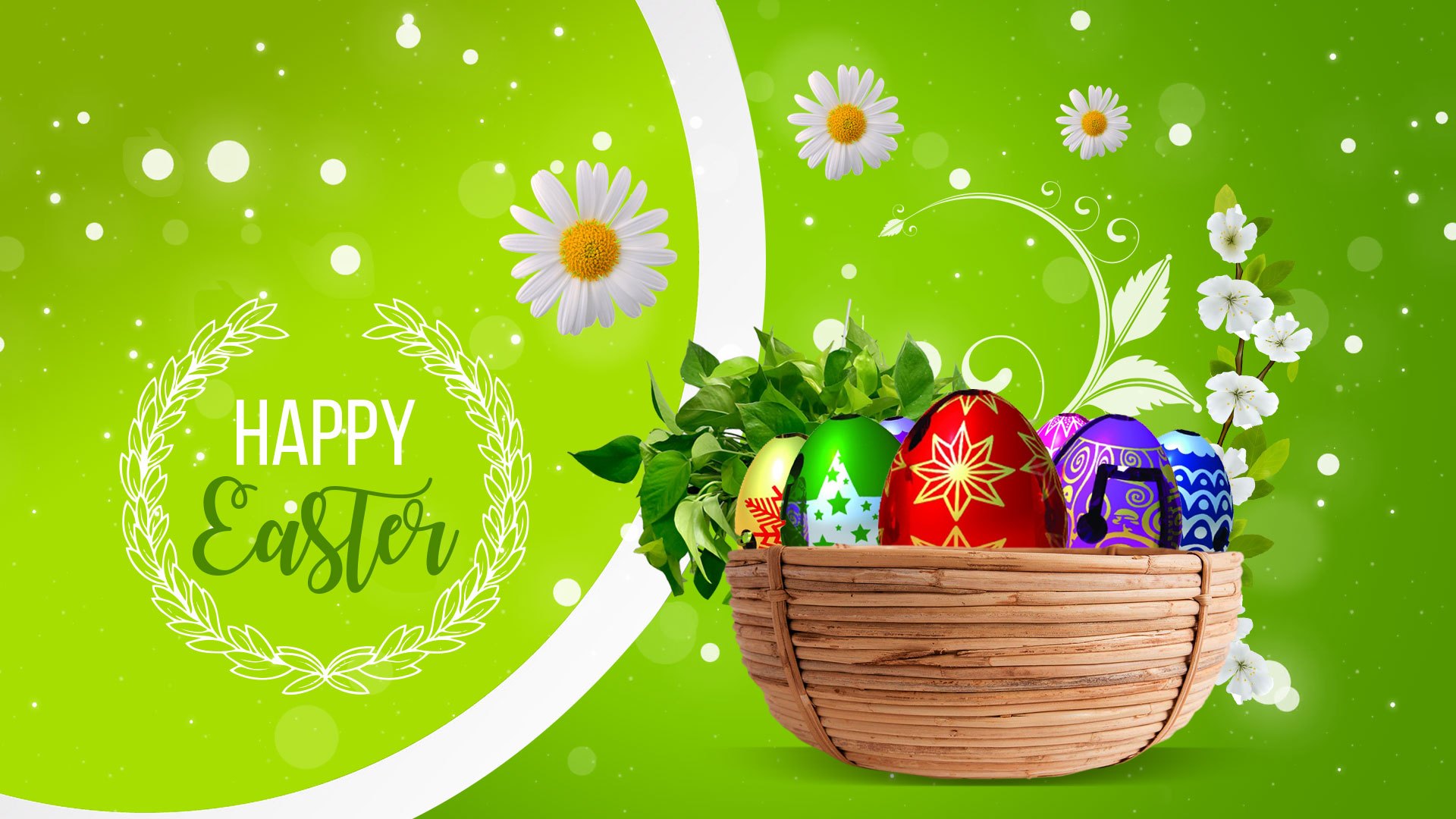 Happy Easter Easter Greeting Card Download Easter Images - Camomile , HD Wallpaper & Backgrounds