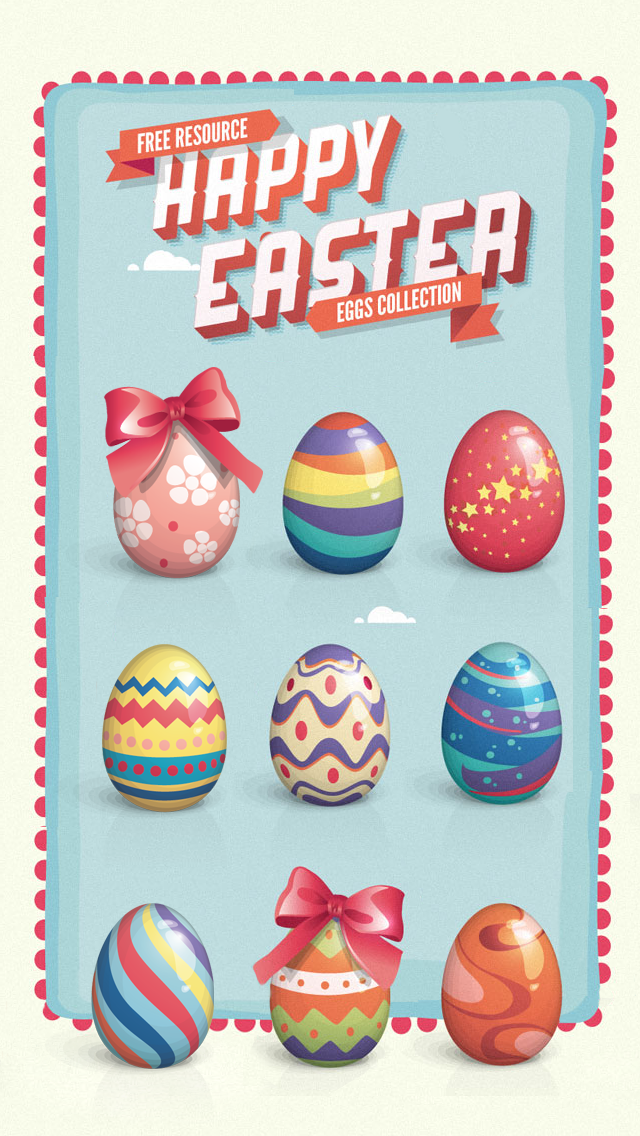 Happy Easter Eggs - Easter Hd Iphone 6 , HD Wallpaper & Backgrounds
