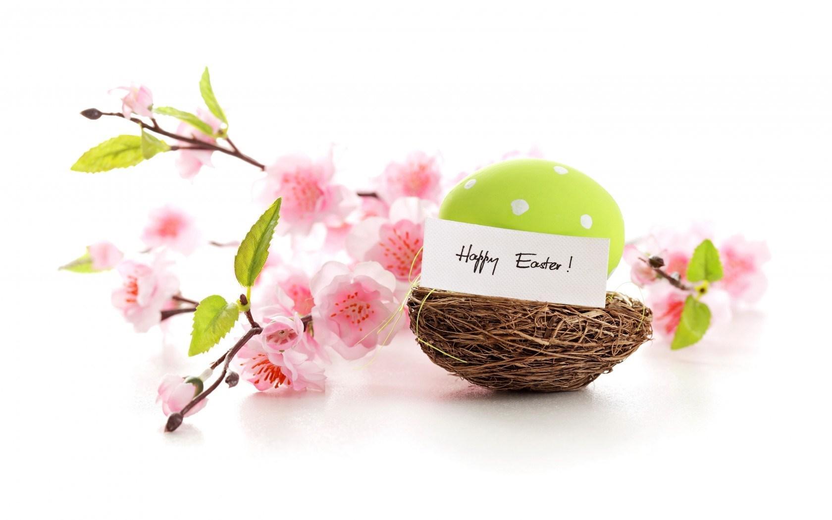 Happy Easter Spring Flowers Eggs - Happy Easter Day Flower , HD Wallpaper & Backgrounds