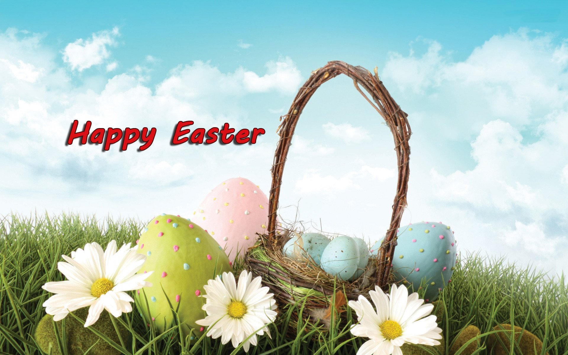 Happy Easter Pictures - 3d Happy Easter , HD Wallpaper & Backgrounds