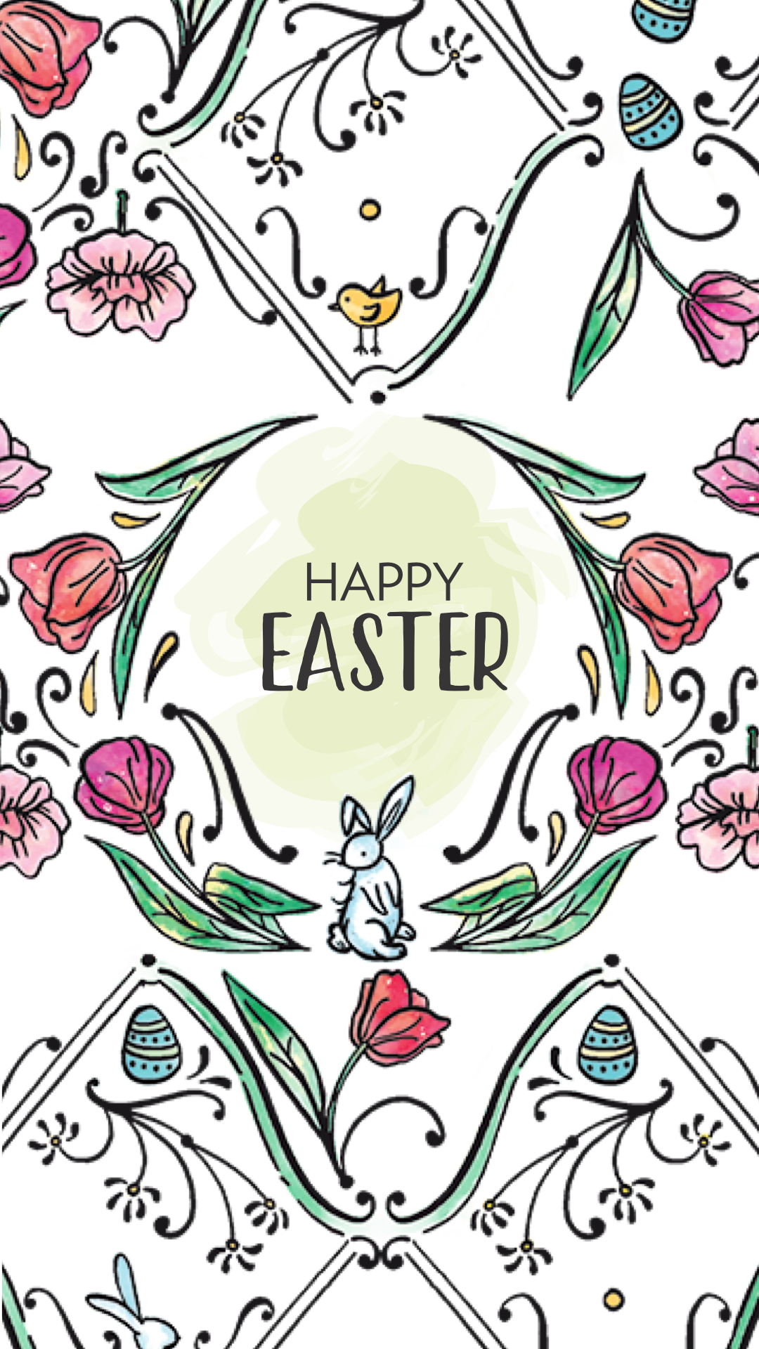 Happy Easter Iphone Wallpaper Background , HD Wallpaper & Backgrounds