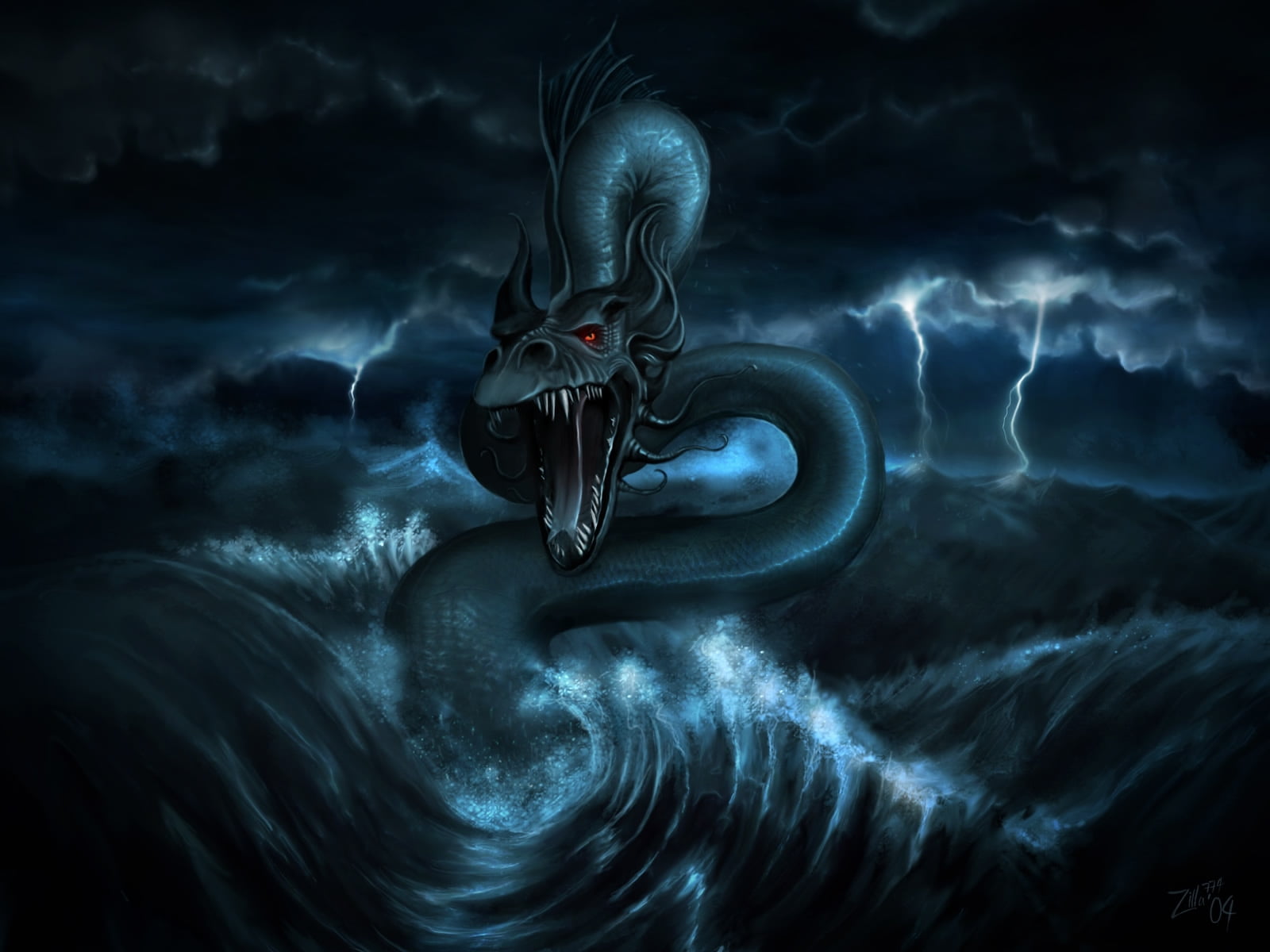 Blue Water Dragon Photography Hd Wallpaper - Dangerous Dragons , HD Wallpaper & Backgrounds