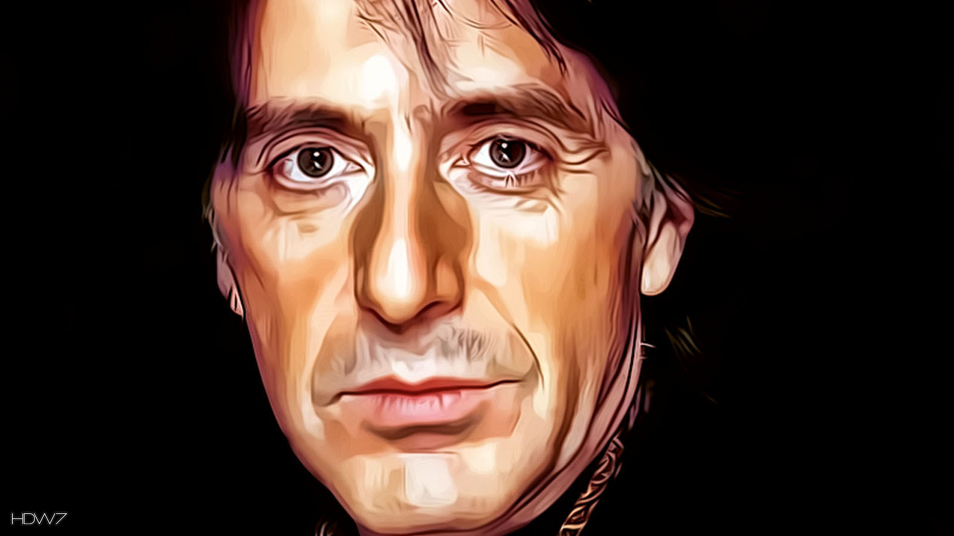 Al Pacino Painting - Actors Painting Images Hd , HD Wallpaper & Backgrounds