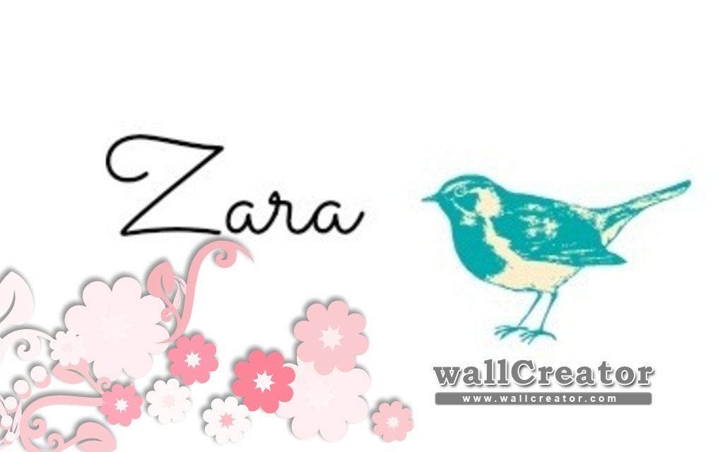 Zara Name Wallpaper - Zara Name Image Download , HD Wallpaper & Backgrounds