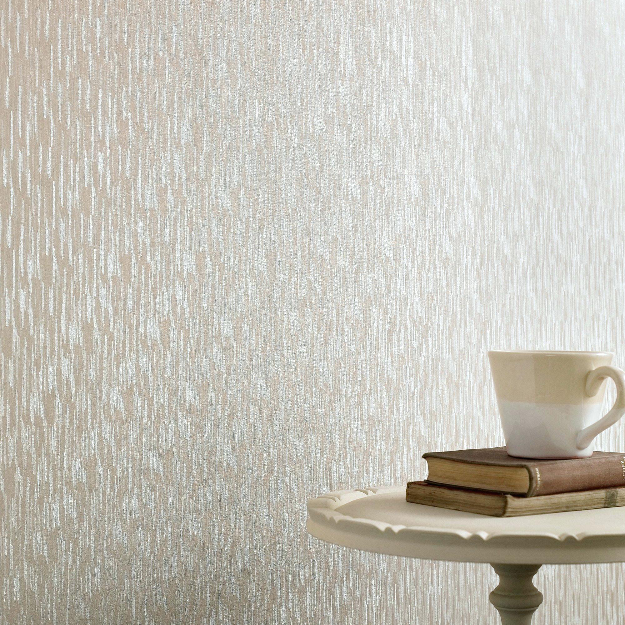 Shimmer Wallpaper Silken Stria Cream Shimmer Wallpaper - Graham & Brown Shimmer Wallpaper