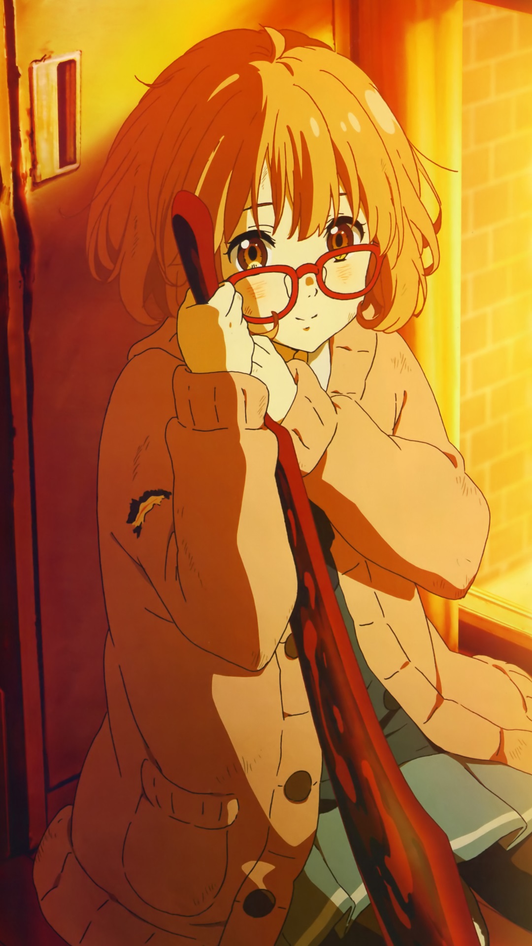 Kyoukai No Kanata Beyond The Boundary - Kyoukai No Kanata Wallpaper Phone , HD Wallpaper & Backgrounds