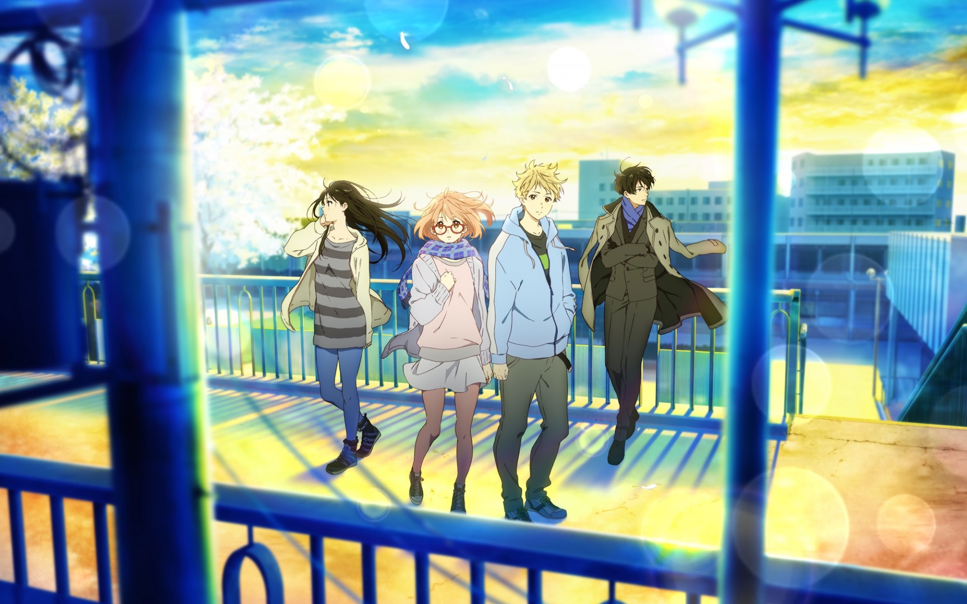 Kyoukai No Kanata, Mirai Kuriyama, Mitsuki Nase, Hiroomi - Kyoukai No Kanata Movie 2 I Ll , HD Wallpaper & Backgrounds