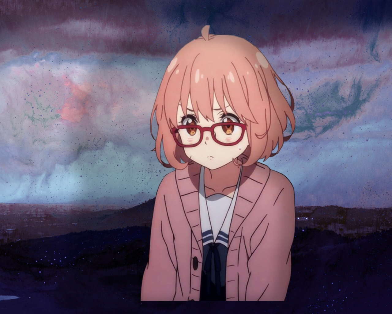 Wallpaper Mirai Kuriyama, Kyoukai No Kanata, Anime - Anime Wallpaper Kuriyama Mirai , HD Wallpaper & Backgrounds