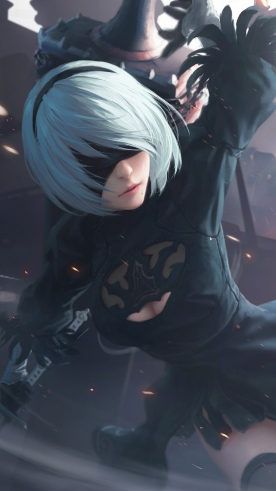 Latest Nier Automata 2b 4k Artwork Wallpapers - Nier Automata Wallpaper Phone , HD Wallpaper & Backgrounds