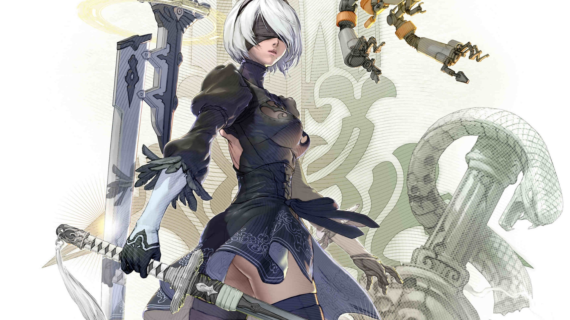 Soul Calibur - 2b Soul Calibur 6 Art , HD Wallpaper & Backgrounds