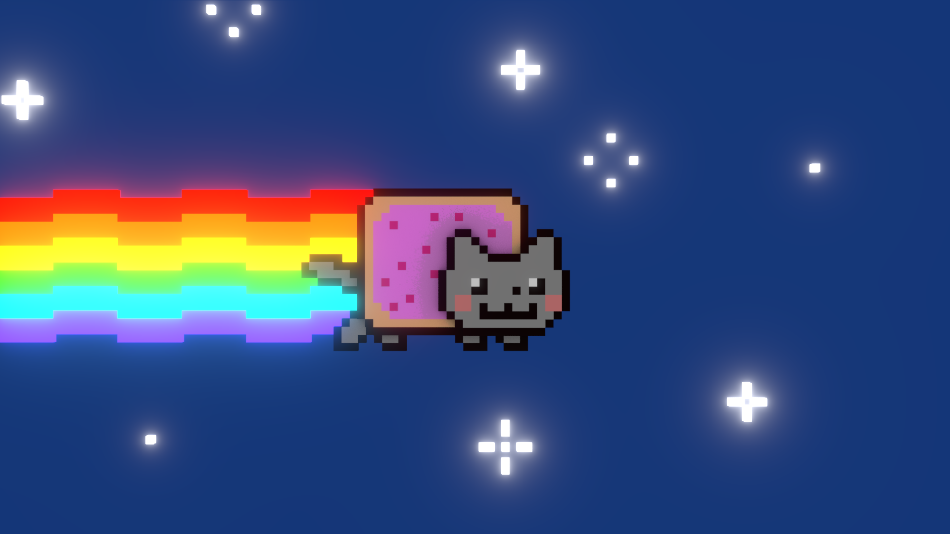 Nyan Cat Wallpaper - Nyan Cat , HD Wallpaper & Backgrounds