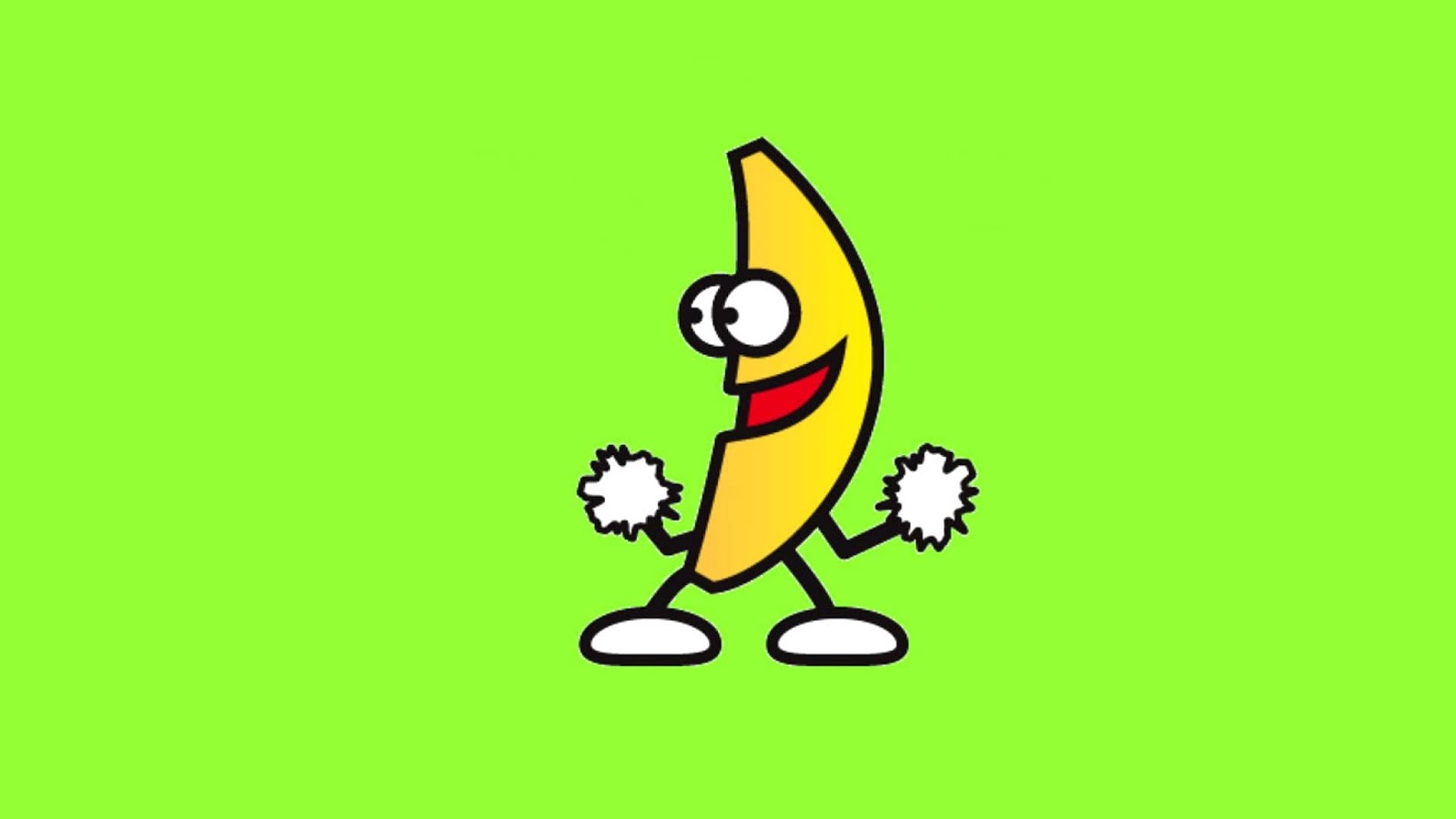 Gambar Kartun Pisang Lucu Keren - Dancing Banana Png , HD Wallpaper & Backgrounds