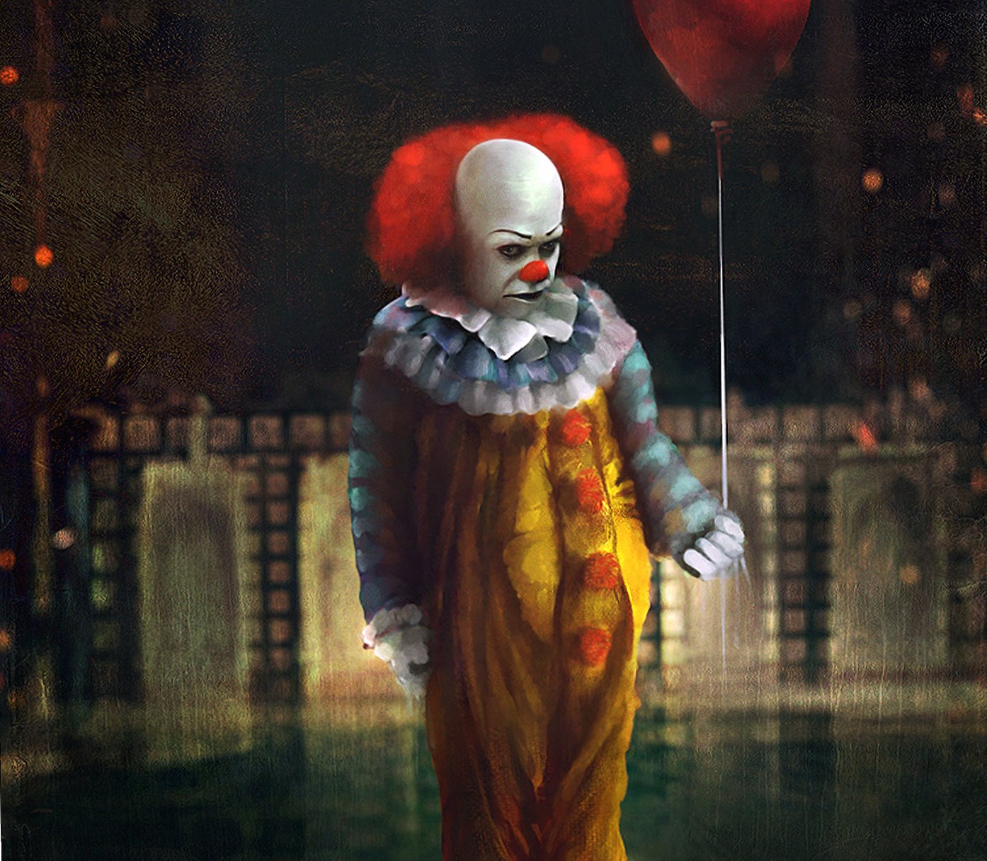 Pennywise The Clown Wallpapers Hd Quality - Killer Clown With Balloons , HD Wallpaper & Backgrounds