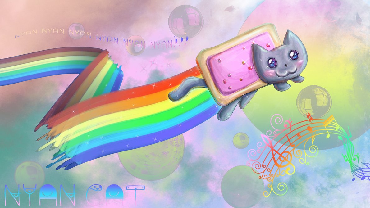 Nyan Cat Wallpaper , HD Wallpaper & Backgrounds
