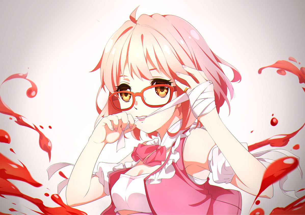 Kyoukai No Kanata Anime Girl , HD Wallpaper & Backgrounds