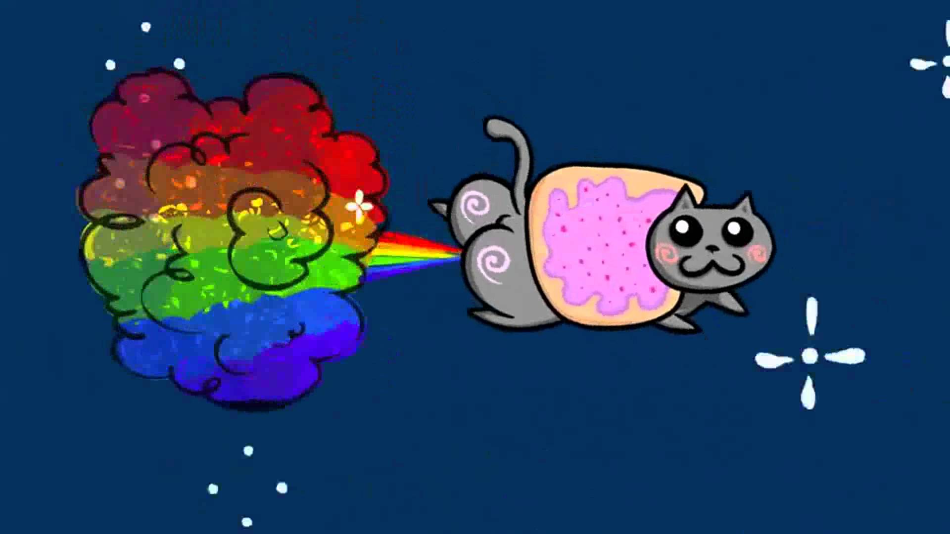 Wiki Nyan Cat Photo Download Free Pic - Nyan Cat Fart , HD Wallpaper & Backgrounds