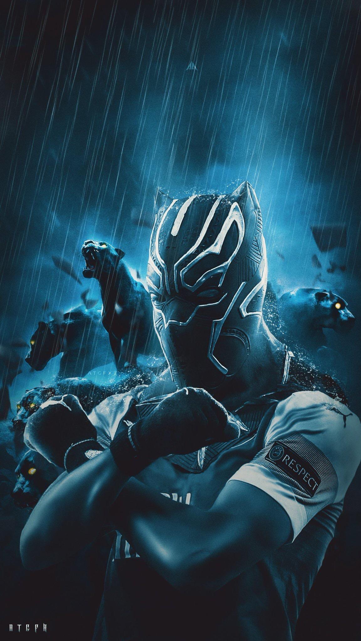 Aubameyang Black Panther Wallpaper - Aubameyang Wallpaper Black Panther , HD Wallpaper & Backgrounds